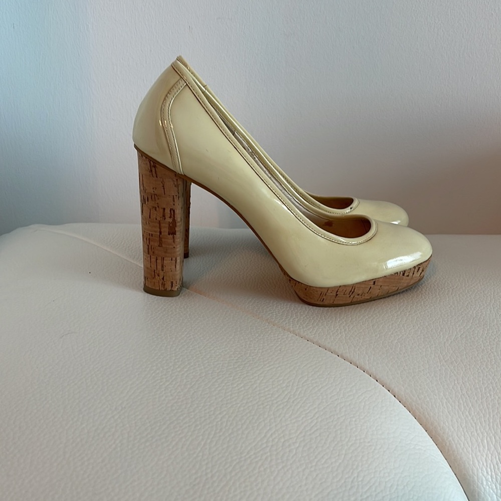 Cream colored high heels